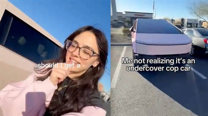 I Walked By a Bright Pink Tesla Cybertruck, and I Just Realized, It’s an Undercover Cop Car