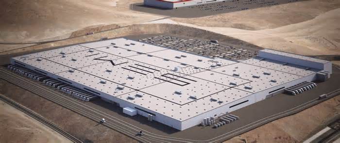 Tesla unveils render of upcoming Semi Factory to build electric trucks