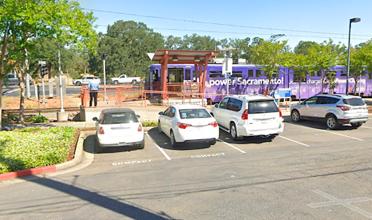 Person awaiting train is killed when Tesla crashes onto boarding platform