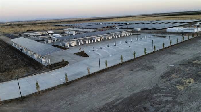 Tesla launches Oasis Supercharger with solar farm and off-grid batteries