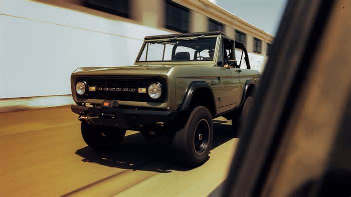 Your First Electric Car Could Be a Vintage Ford Bronco