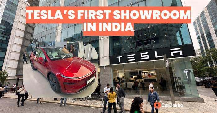 Tesla India Opens First Showroom In Mumbai, Displays India-spec Tesla Model Y