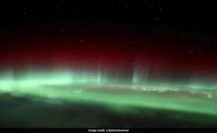 Watch: NASA Astronaut Captures Mesmerising Northern Lights From Space