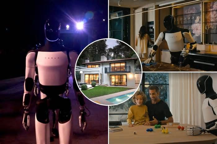 Tesla’s new humanoid robot made its video debut inside this $6.85M LA listing