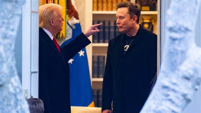 Trump says Musk went ‘CRAZY,' suggests cutting government contracts for his companies