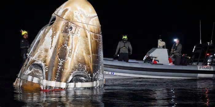 Astronauts taken to Pensacola hospital after SpaceX splashdown off Florida coast