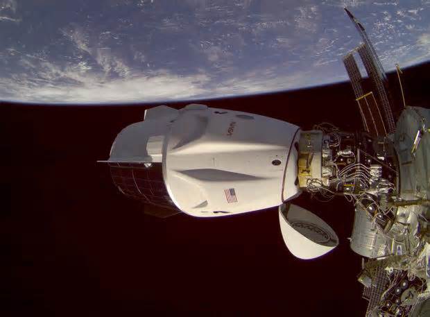 SpaceX Crew Dragon brings 2 fresh crew members to space station