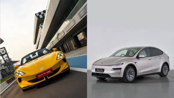 MG Cyberster vs Tesla Model Y: Design, specifications and features compared