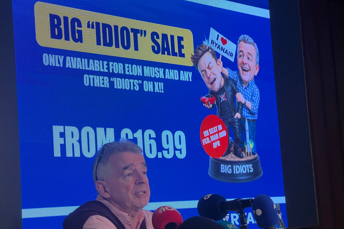 Ryanair boss taunts Elon Musk with free flight ticket as ‘battle of the billionaires’ erupts