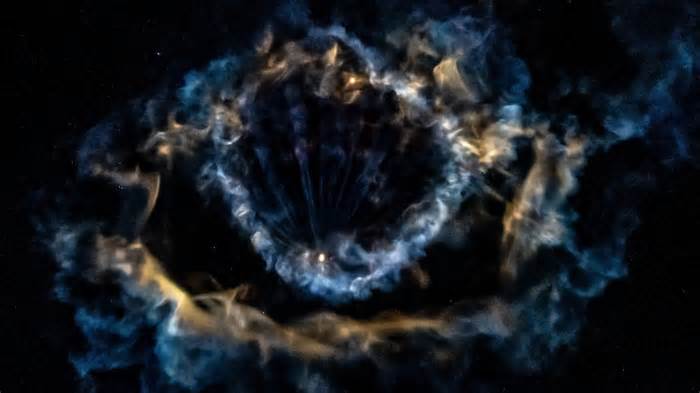 SpaceX Falcon 9 rocket creates nebula-like ring in night sky | Space photo of the day for June 27, 2025