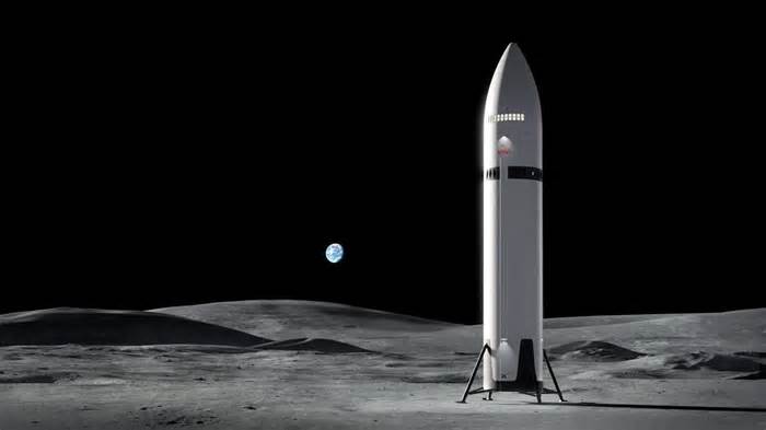 New concept art shows how SpaceX’s Starship will transport Artemis III astronauts to the moon