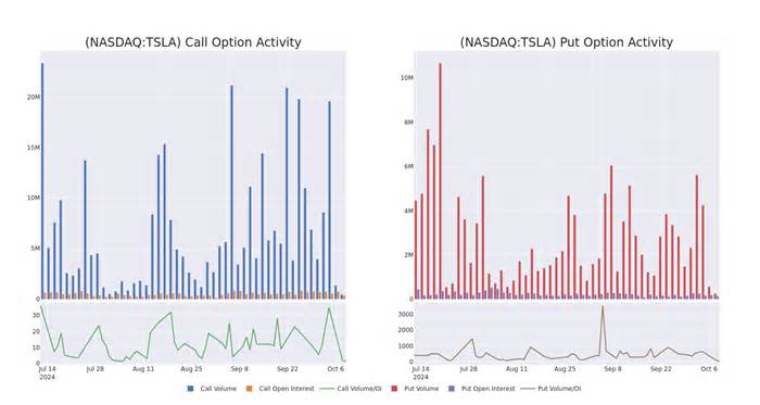 Tesla Unusual Options Activity