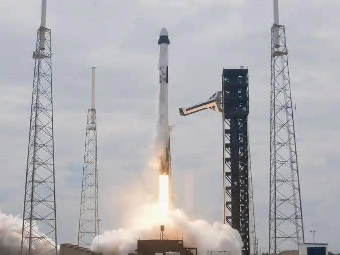 SpaceX launches half-empty spaceship so it can bring Boeing's astronaut crew home next year