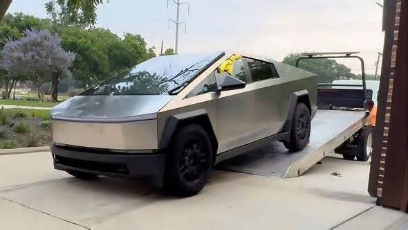 Tesla Cybertruck owner left fuming after breakdown in front of 28 laughing kids