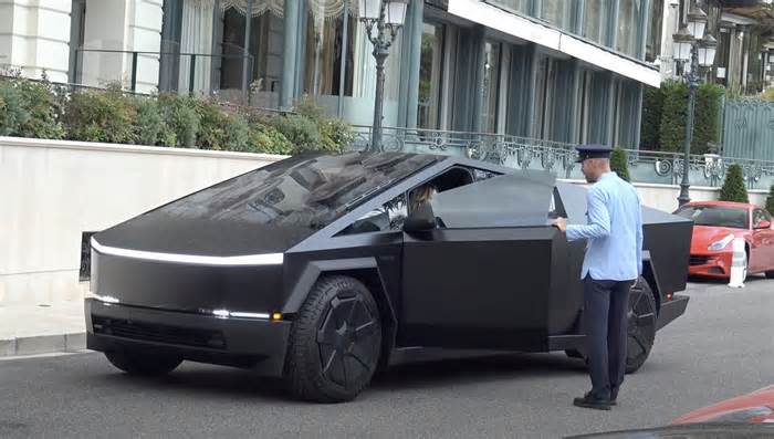 Woman Caught Driving the Tesla Cybertruck in Monaco, Valet Parking Goes Weird