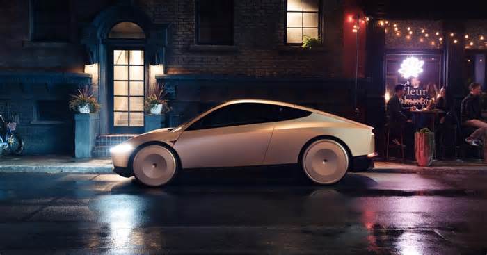 Facing skepticism, Elon Musk unveils prototype for driverless robotaxi