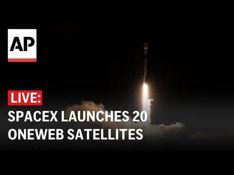 Video: LIVE: SpaceX launches OneWeb satellites on Falcon 9 rocket