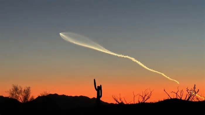 SpaceX Falcon 9 rocket launches from Vandenberg, California Space Force Base