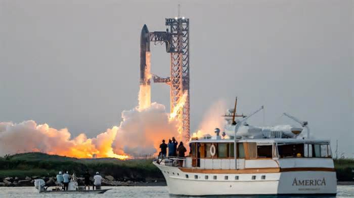 Elon Musk’s SpaceX Launches 5th Starship Test—And Catches Booster In Mid-Air