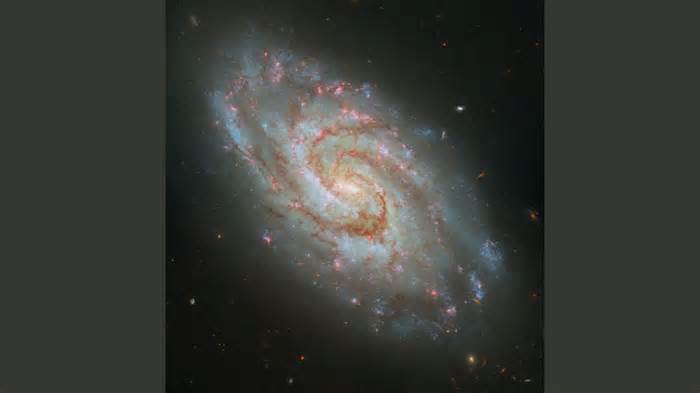 NASA's Hubble telescope reveals stunning Spiral Galaxy in deep space