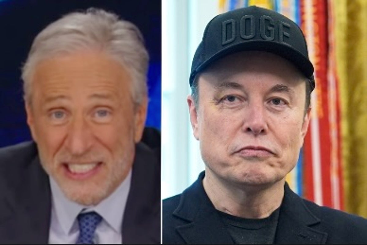 Elon Musk hits out at ‘extremely skilled propagandist’ Jon Stewart over X criticism