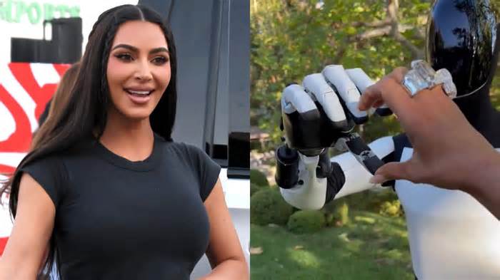 Meet Kim Kardashian's 'low maintenance boyfriend': A $30K Tesla robot