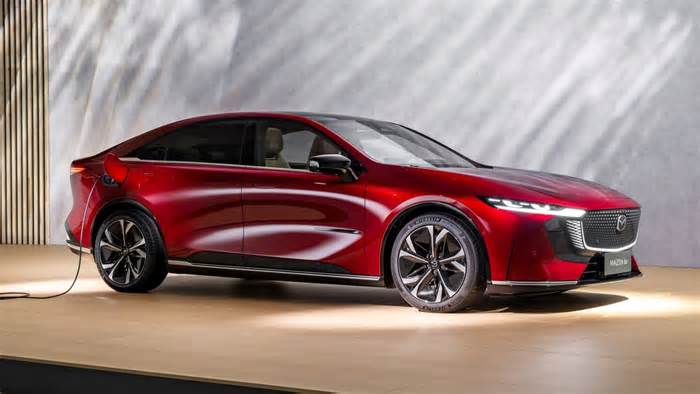 New Mazda 6e revealed as an all-electric rival to the Tesla Model 3