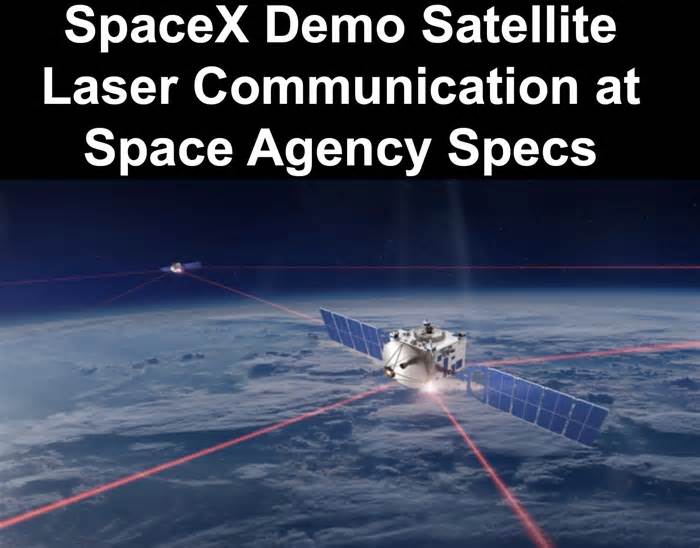 SpaceX Demos Military Standard Laser Communication Between Satellites