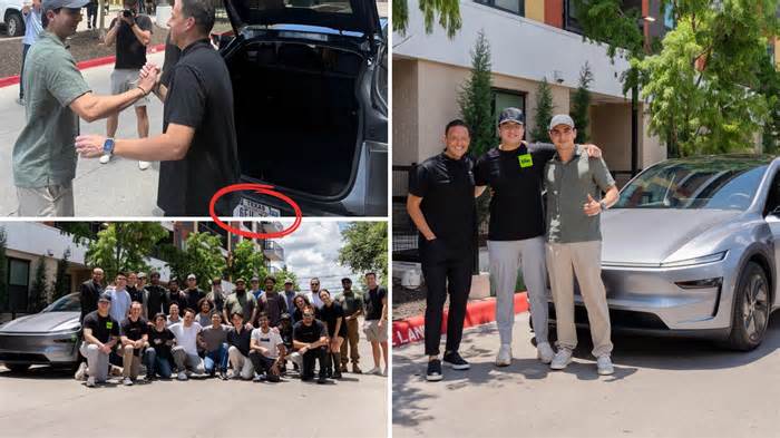 Tesla Claims First Self-Delivery to a Customer, but Why the Manufacturer Plates?