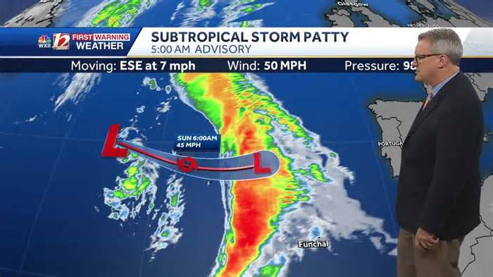 Subtropical Storm Patty forms in the Atlantic and another storm may form soon