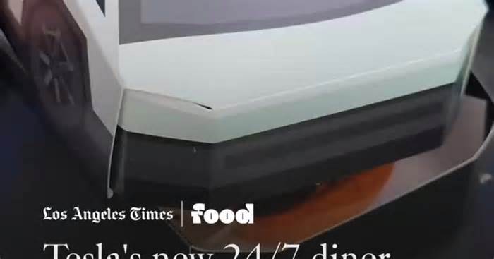 Tesla’s 24/7 Diner features smashburgers and superchargers