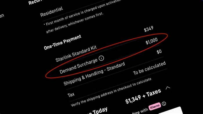 SpaceX Pushes Its Luck With $1,000 Starlink 'Demand Surcharge' in 3 States