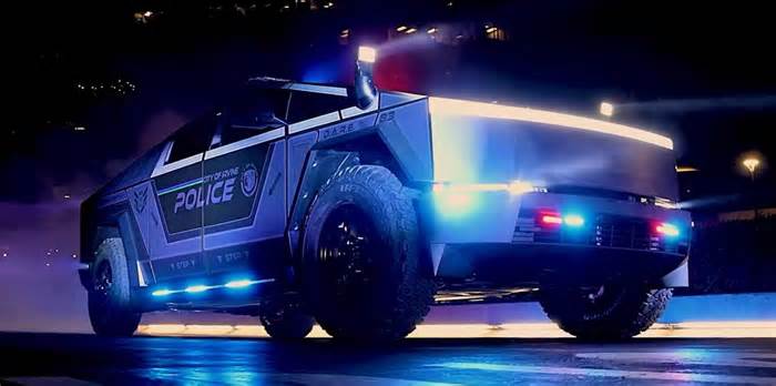 The First Tesla Cybertruck Police Vehicle Hits the Streets in California