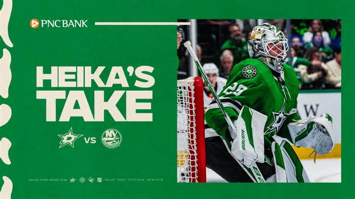 Heika’s Take: Goaltending shines bright again as DeSmith leads Stars to third straight win