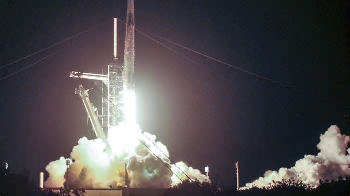 SpaceX launches Axiom Space crew from NASA's Kennedy Space Center in Florida