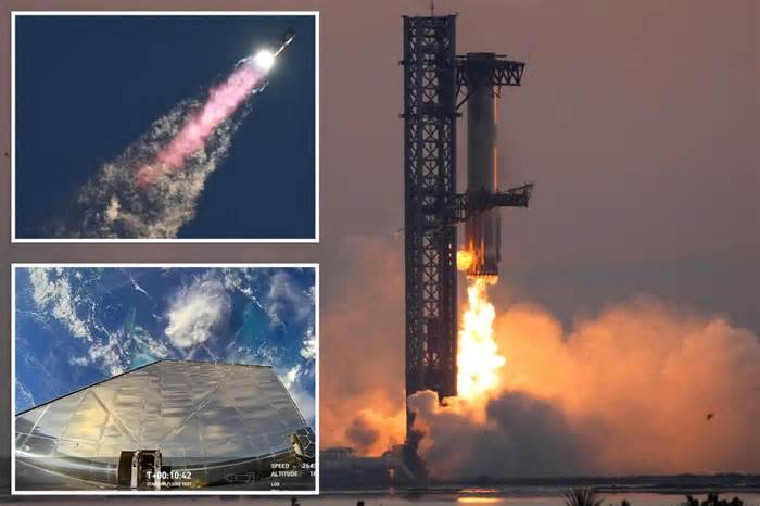 Space X successfully catches Falcon Super Heavy rocket booster in ‘Mechazilla arms’