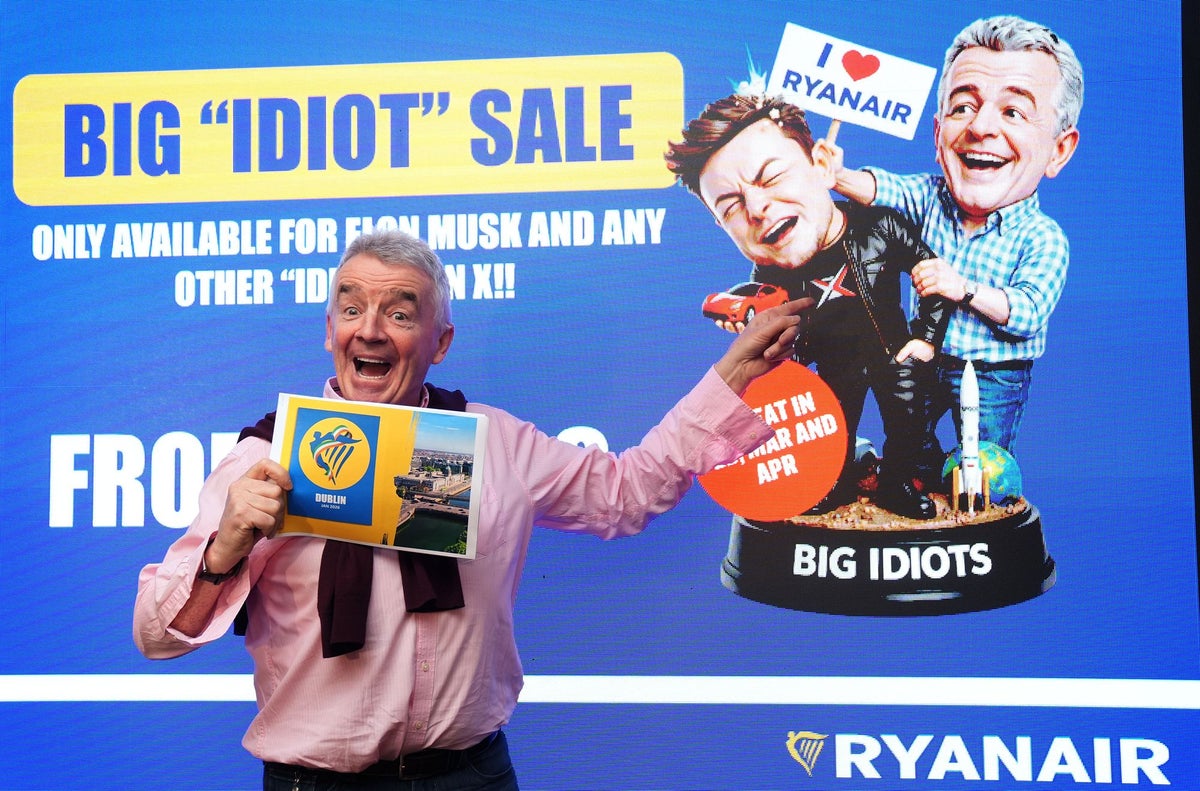 Why Ryanair boss is happy Elon Musk called him an ‘idiot’
