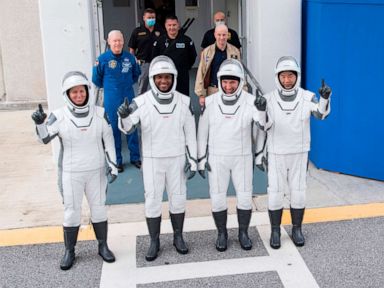 4 astronauts set to launch for ISS in historic NASA-SpaceX mission