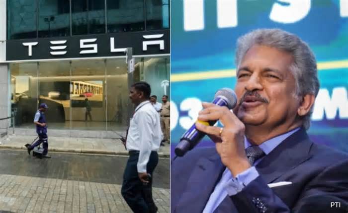 "Plenty Of Road Ahead": Anand Mahindra Welcomes Tesla's India Debut