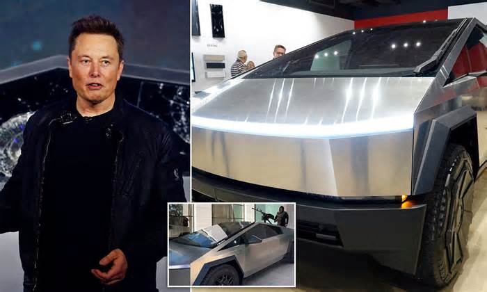 Why Elon Musk's Tesla Cybertruck will NEVER be available to buy in the UK: Premier League footballers' favourite car salesman reveals the truth